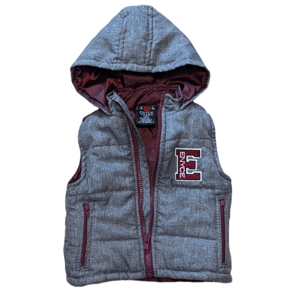 💥☎️ LAST CALL Enyce Sean Combs Hooded Vest 12M